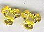 Tri-beads kralen 006 transparant geel **